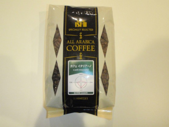 成城石井オリジナルのコーヒー豆。品種はカフェイタリアーノ。