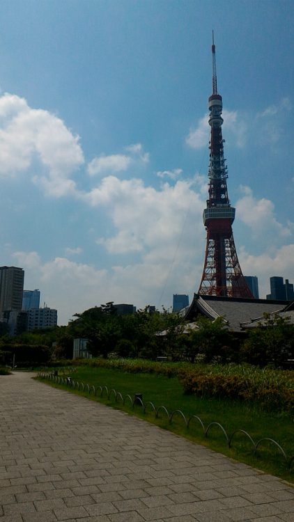 芝公園と増上寺と東京タワー